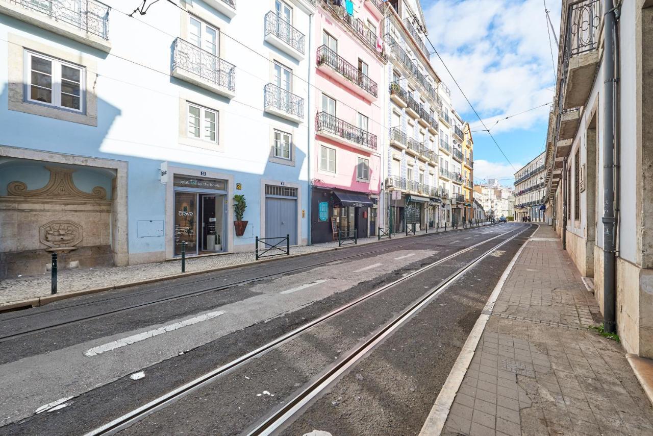 Modern Apartment Bica Dos Olhos Lisboa Rom bilde