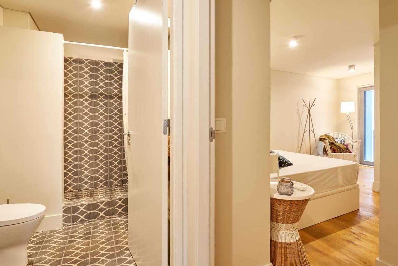 Modern Apartment Bica Dos Olhos Lisboa Rom bilde